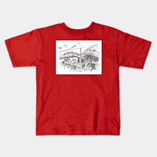 Fleur De Lys - East Hagbourne - Jublilee Folk Festival Kids T-Shirt